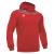 Ishtar Hoody 1/4 Zip Top RØD/HVIT M Treningsgenser med hette - Unisex 