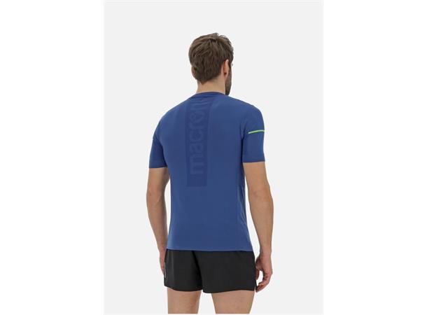 Run Chinook  T-shirt NAV/YEL S Teknisk løpe t-skjorte 