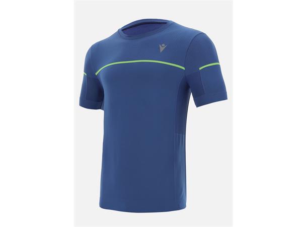 Run Chinook  T-shirt NAV/YEL S Teknisk løpe t-skjorte 