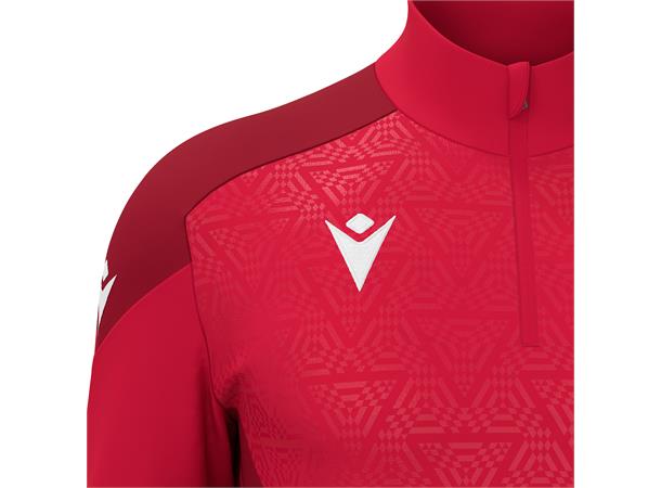 Yaruga Training 1/4 Zip Top RED 3XS Teknisk treningsgenser - Unisex 