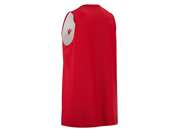 X500 Basket Shirt RED/WHT 3XL Vendbar teknisk basketdrakt - Unisex 